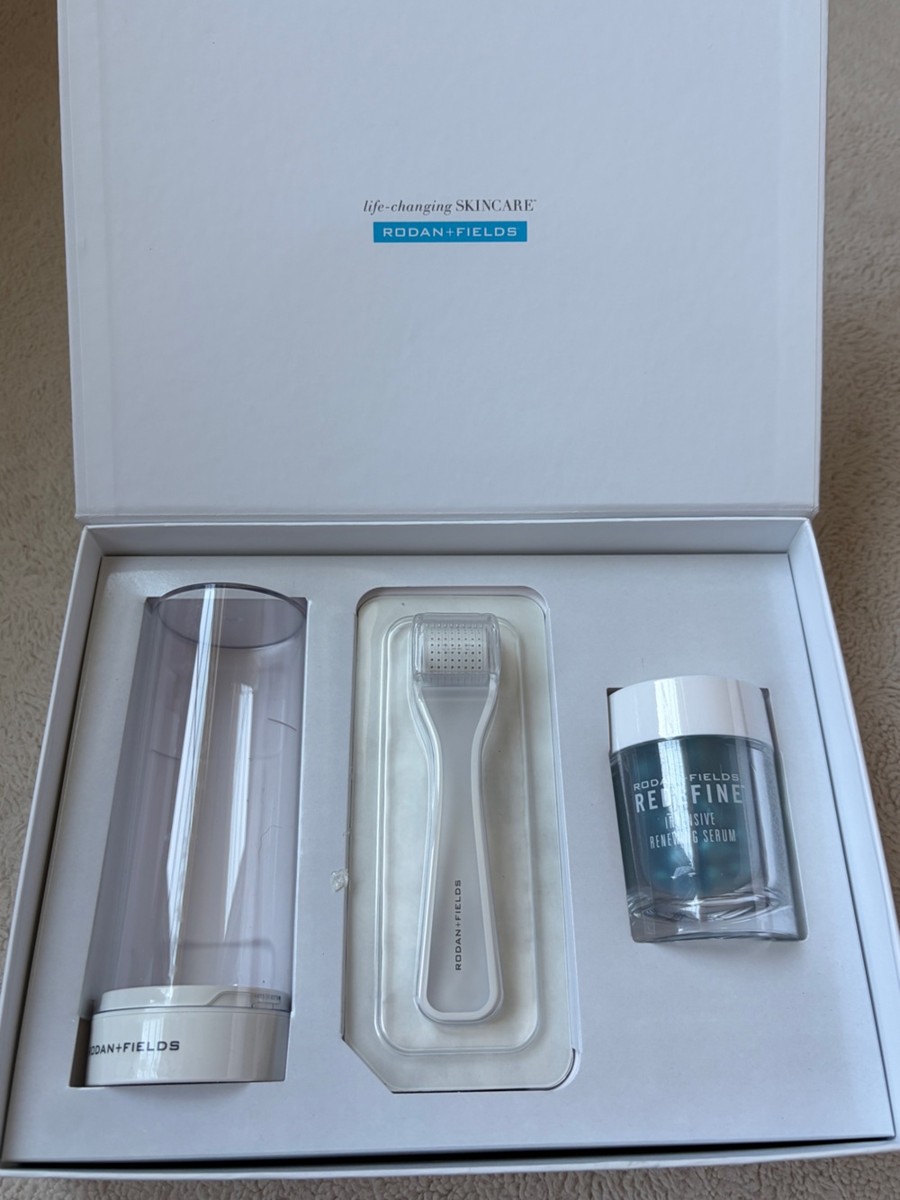 New Rodan + Fields Skincare Redefine AMP MD System Micro-exfoliating